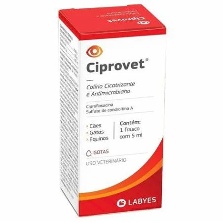 Ciprovet Suspensión Oftálmica 5ml - Labyes Ciprovet Suspensión Oftálmica 5ml - Labyes